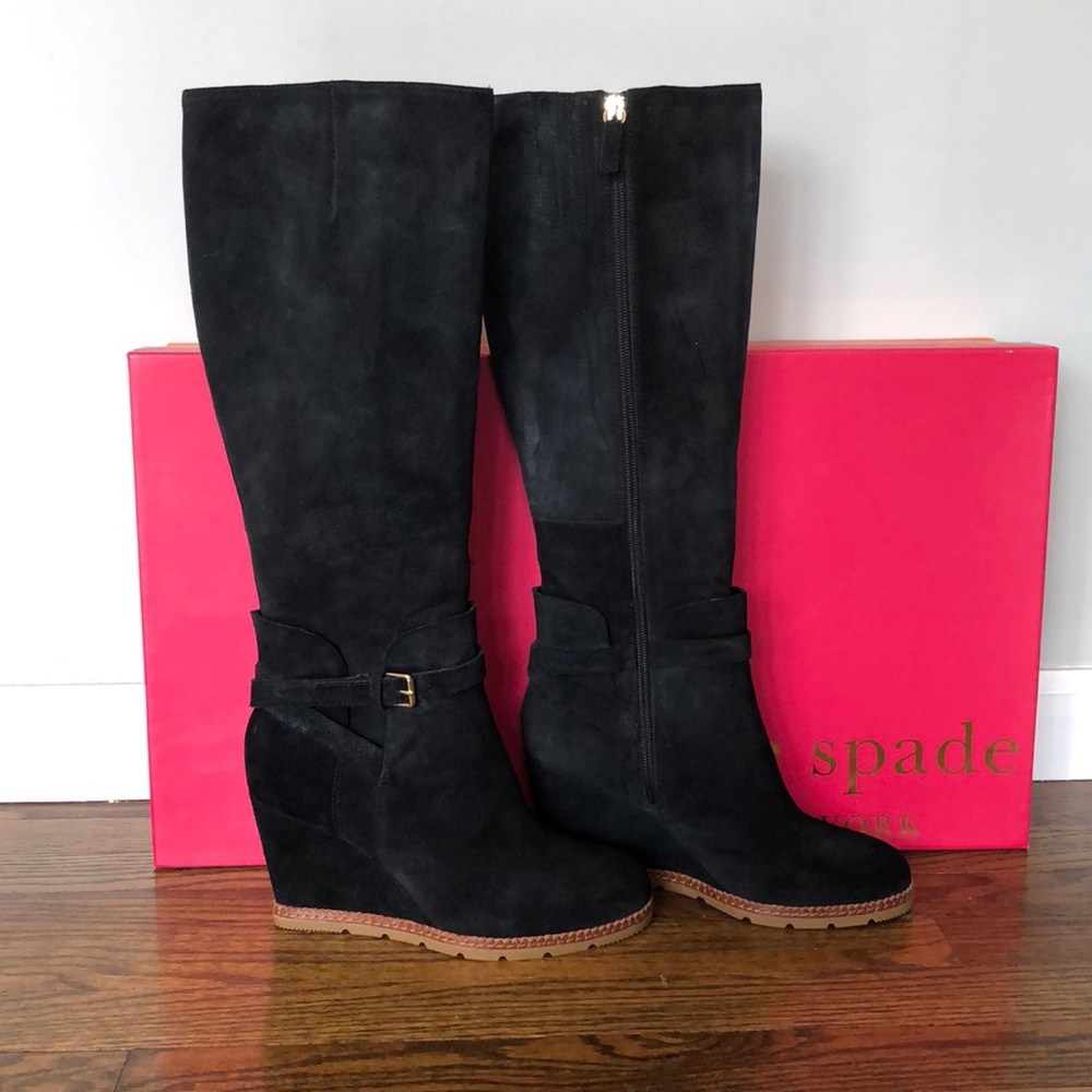 Knee High Wedge Boots